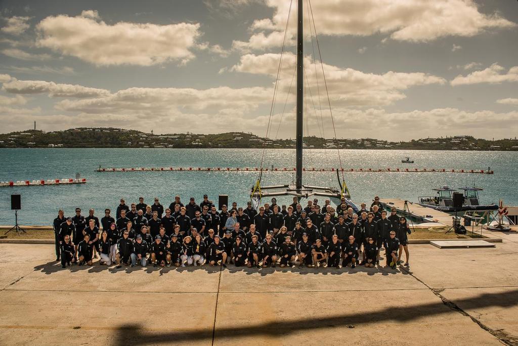 Artemis Racing - AC50 launch, Bermuda, February 22, 2017 © Artemis Racing