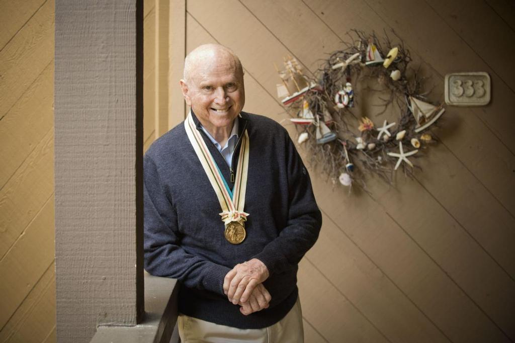 Lowell North founded North sails 60 years ago - wearing his Olympic Gold Medal © North Sails http://www.northsails.com/