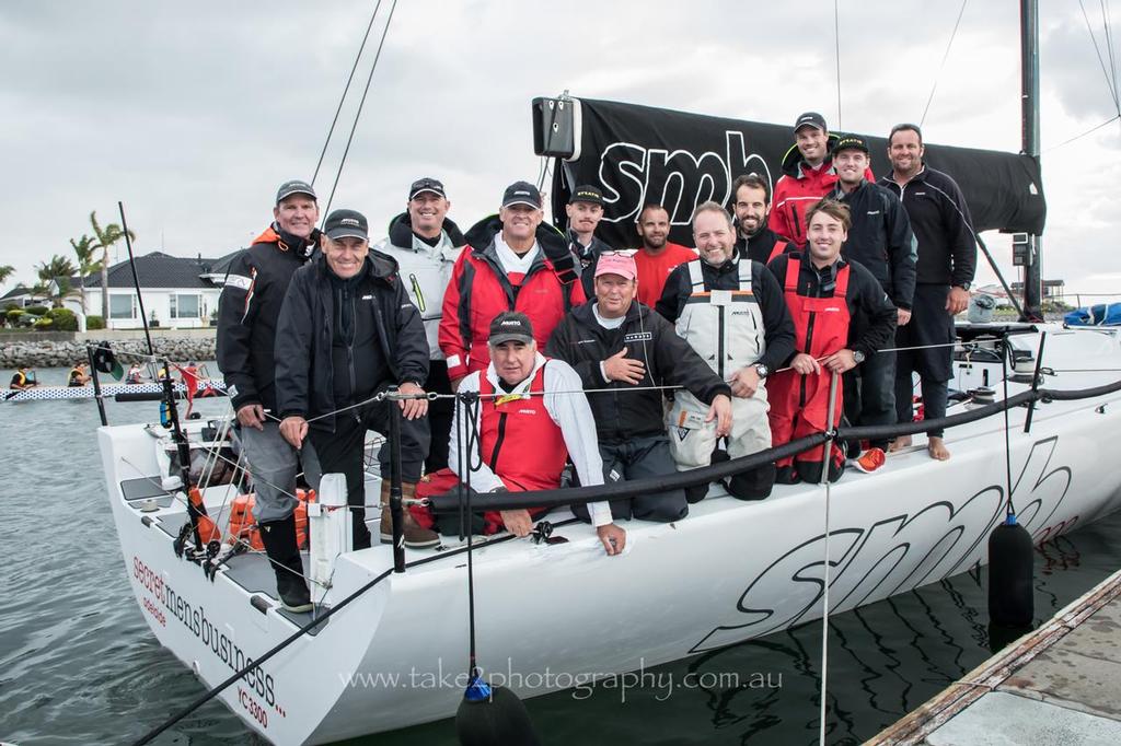 The Secret Men's Business crew after arriving in Port Lincoln on Saturday morning. - Teakle Classic Adelaide to Port Lincoln Yacht Race © Fran Solly