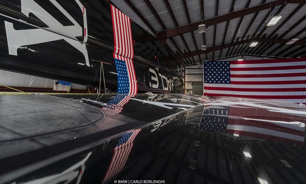 Oracle Team USA launch their AC50 in Bermuda - February 15, 2017 photo copyright BMW / Carlo Borlenghi taken at  and featuring the  class