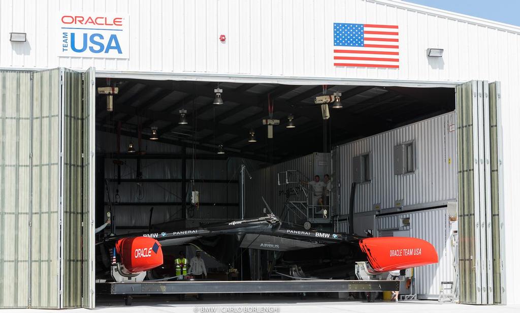 Oracle Team USA launch their AC50 in Bermuda - February 15, 2017 photo copyright BMW / Carlo Borlenghi taken at  and featuring the  class