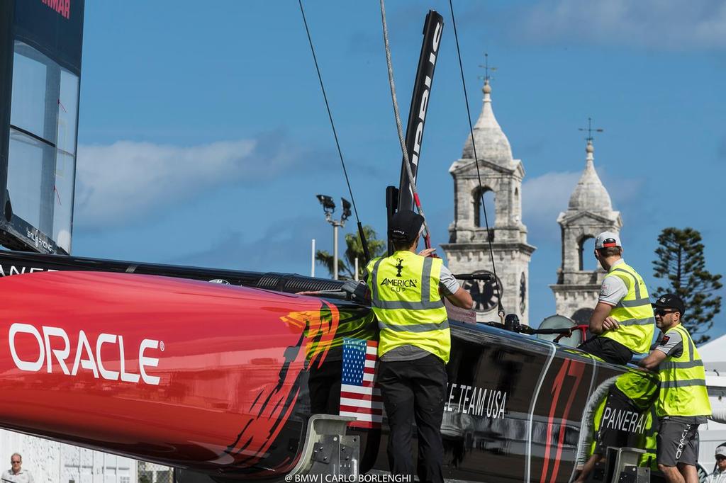 Oracle Team USA launch their AC50 in Bermuda - February 15, 2017 © BMW / Carlo Borlenghi