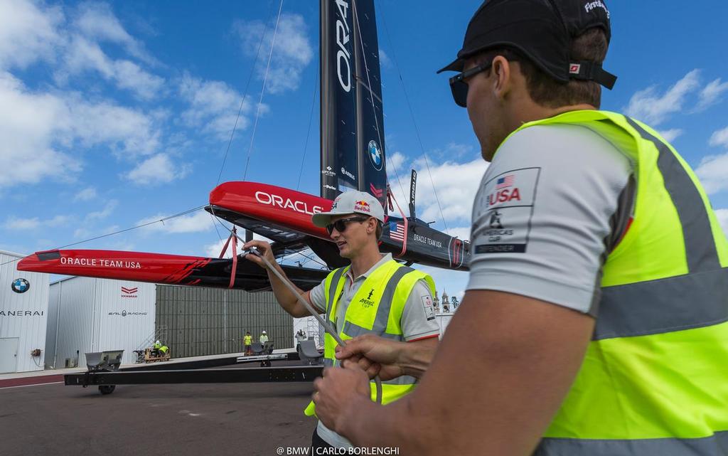 Oracle Team USA launch their AC50 in Bermuda - February 15, 2017 © BMW / Carlo Borlenghi