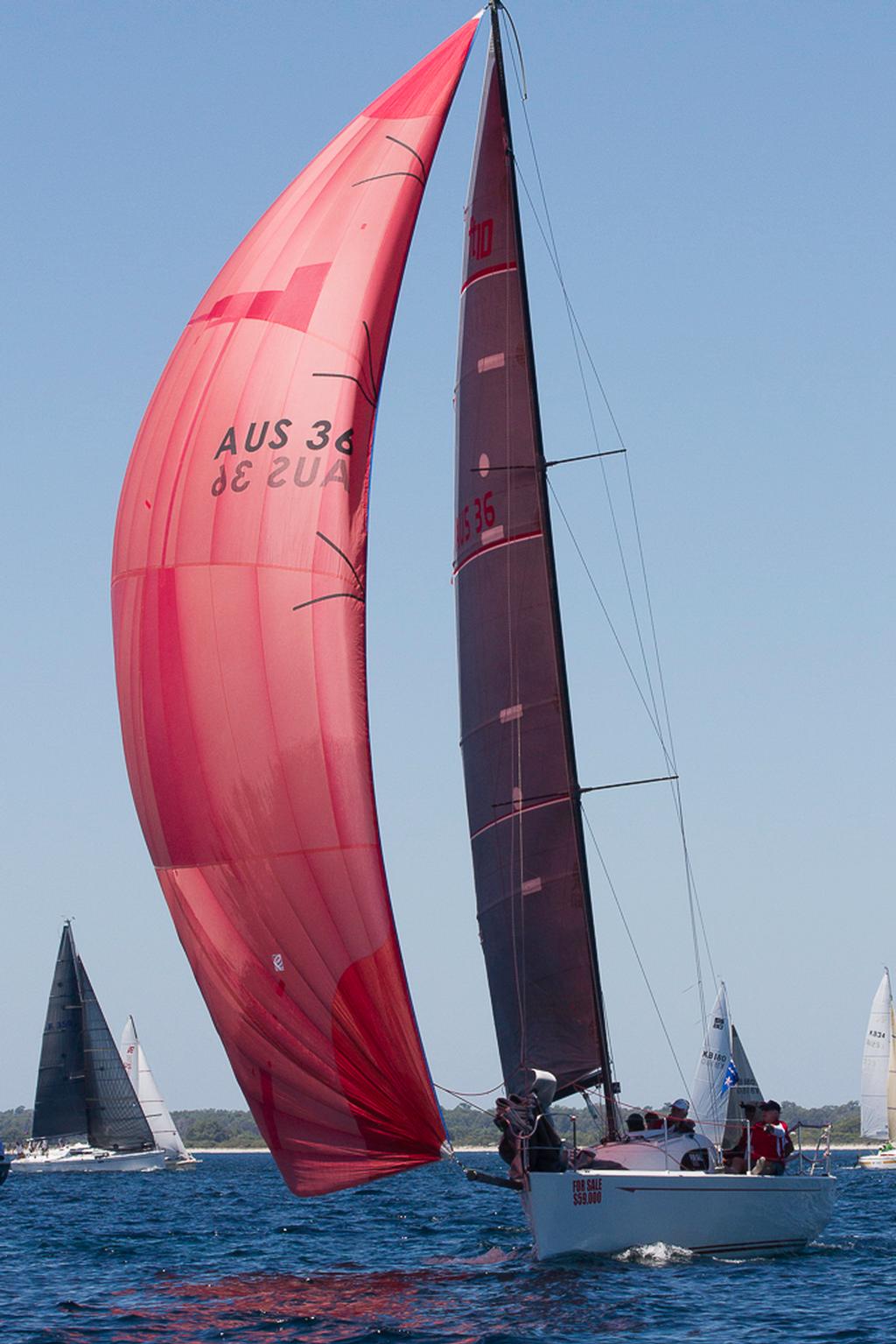 Albany sailor Michael Cameron has the Flying Tiger Easy Tiger in with a share of the lead with one race to go. - Club Marine Geographe Bay Race Week 2017 © Bernie Kaaks