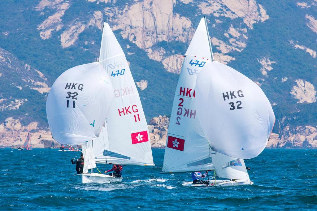 Hong Kong Raceweek 2017. Lake Garda? No, Beaufort Island. © Guy Nowell / Hong Kong Race Week