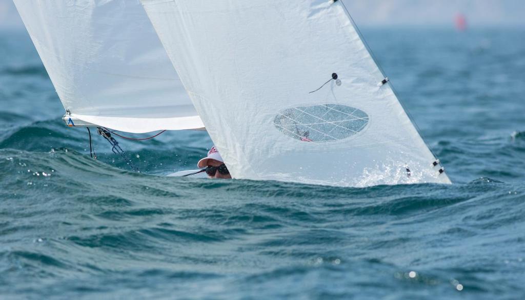 Hong Kong Raceweek 2017. Lost in the swell. © Guy Nowell / Hong Kong Race Week