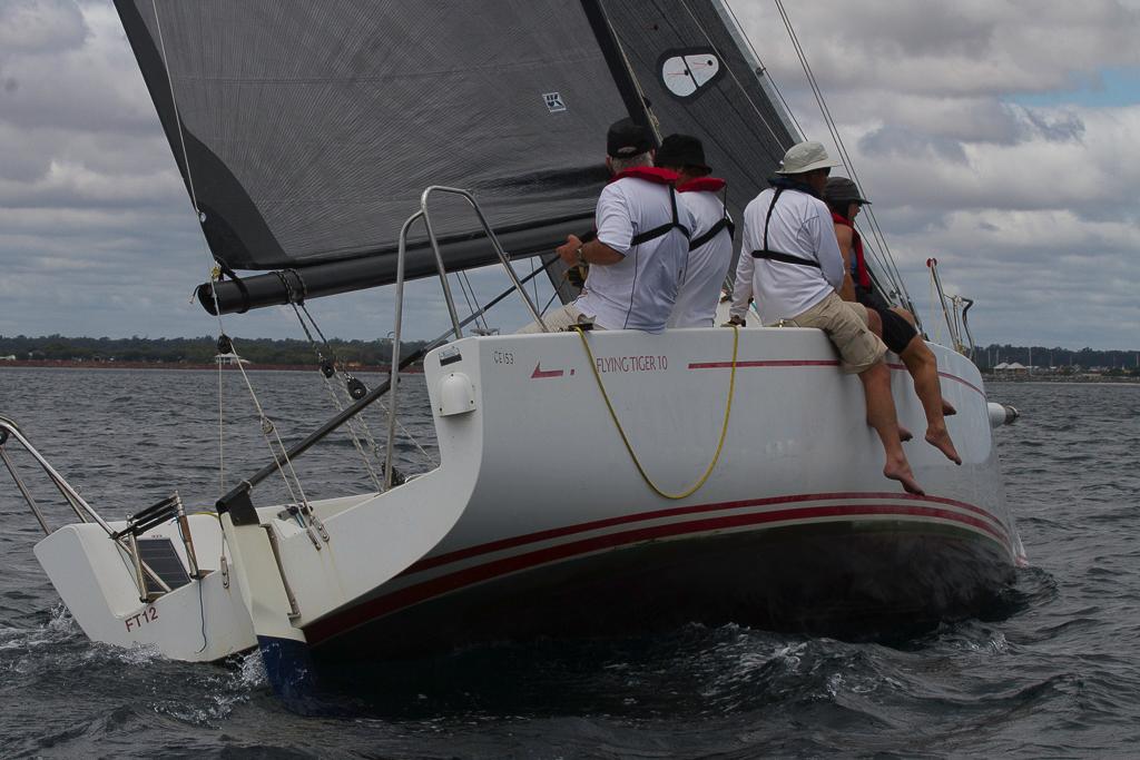 Ken Waller's Flying Tiger Let's Dance leads division 3 after four races. - Club Marine Geographe Bay Race Week 2017 © Bernie Kaaks