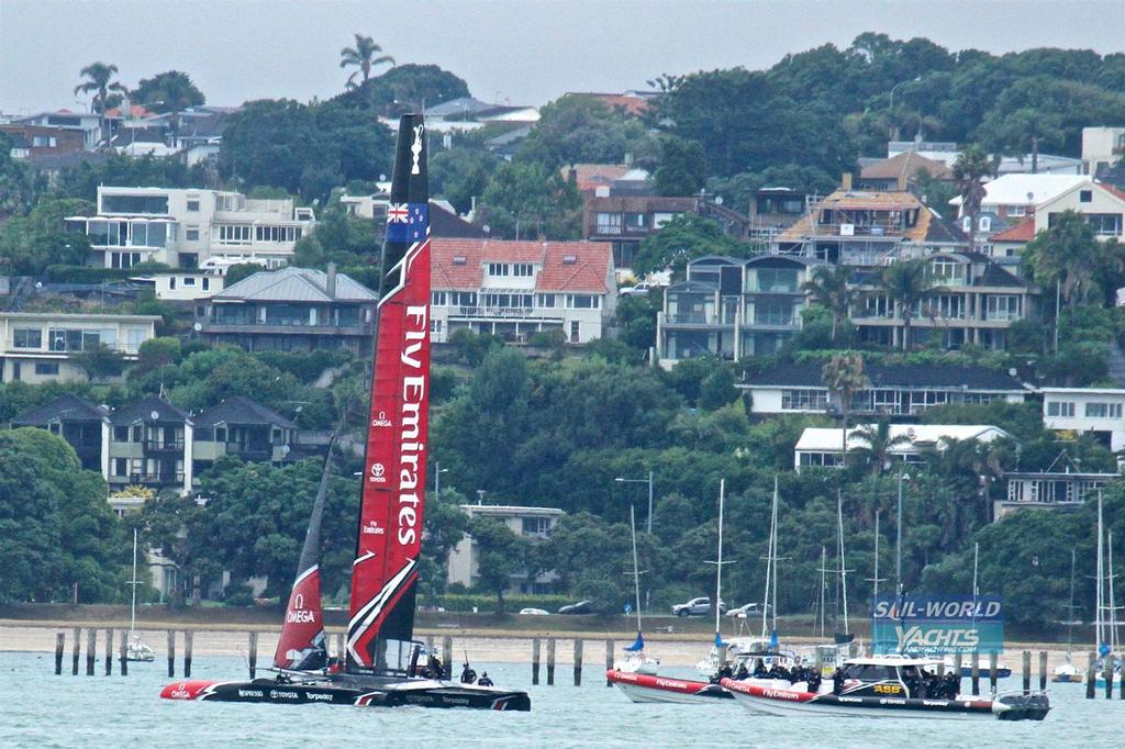  - Day 1 044 - Emirates Team New Zealand - February 14, 2017 photo copyright Richard Gladwell www.photosport.co.nz taken at  and featuring the  class