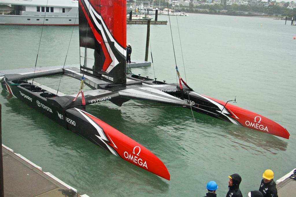 Emirates Team New Zealand AC 50 launch ceremony at the  Team's base in Auckland.  February 16, 2017 © Richard Gladwell www.photosport.co.nz