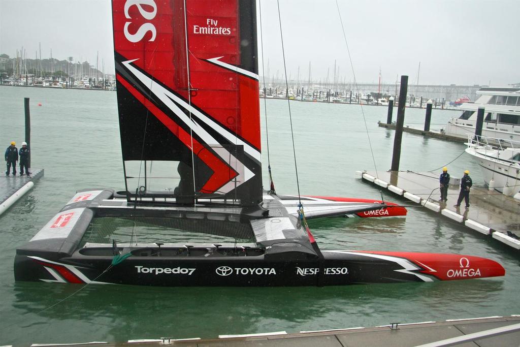 Emirates Team New Zealand AC 50 launch ceremony at the  Team's base in Auckland.  February 16, 2017 photo copyright Richard Gladwell www.photosport.co.nz taken at  and featuring the  class