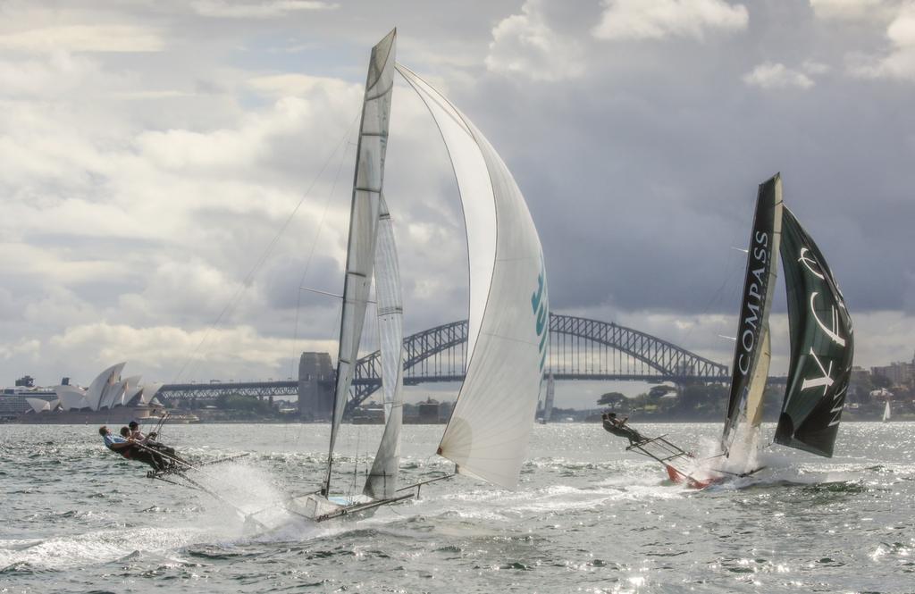 Race 4 - 2017 JJ Giltinan Trophy 18ft Skiff Championship, March 1, 2017 photo copyright Michael Chittenden  taken at  and featuring the  class