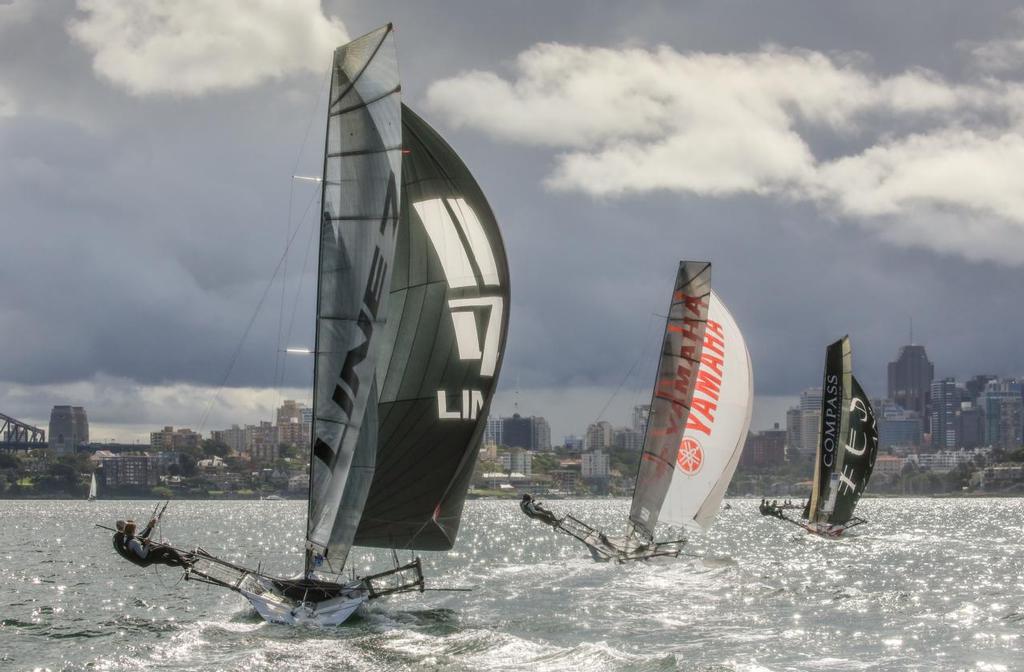 Race 4 - 2017 JJ Giltinan Trophy 18ft Skiff Championship, March 1, 2017 photo copyright Michael Chittenden  taken at  and featuring the  class
