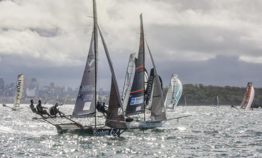 Race 4 - 2017 JJ Giltinan Trophy 18ft Skiff Championship, March 1, 2017 photo copyright Michael Chittenden  taken at  and featuring the  class