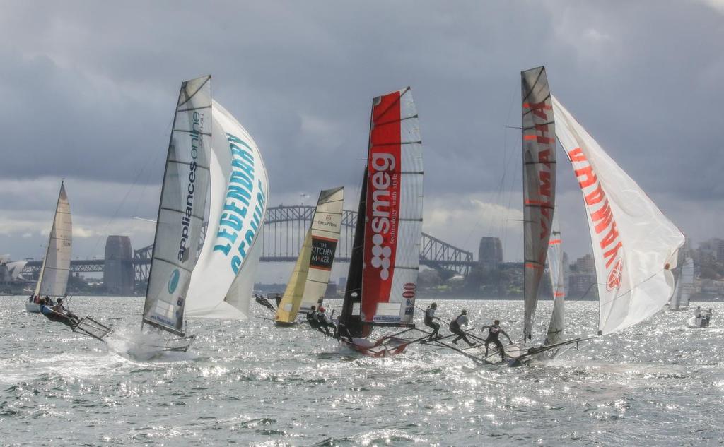 Race 4 - 2017 JJ Giltinan Trophy 18ft Skiff Championship, March 1, 2017 photo copyright Michael Chittenden  taken at  and featuring the  class