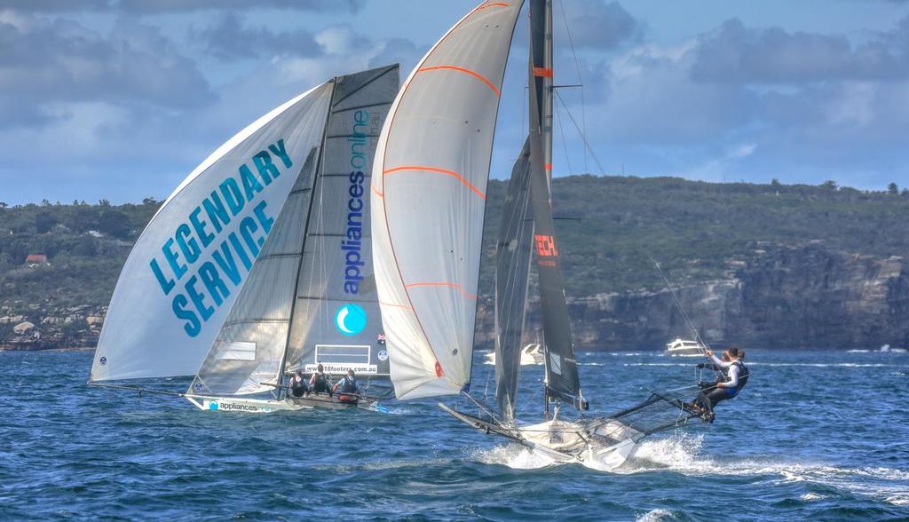 Race 2 - 2017 JJ Giltinan Trophy 18ft Skiff Championship, February 26, 2017 © Michael Chittenden 