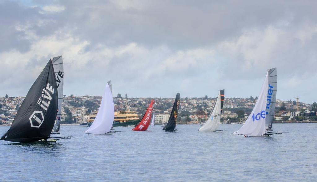 Ghosting - Race 3 - 2017 JJ Giltinan Trophy 18ft Skiff Championship, February 28, 2017 © Michael Chittenden 