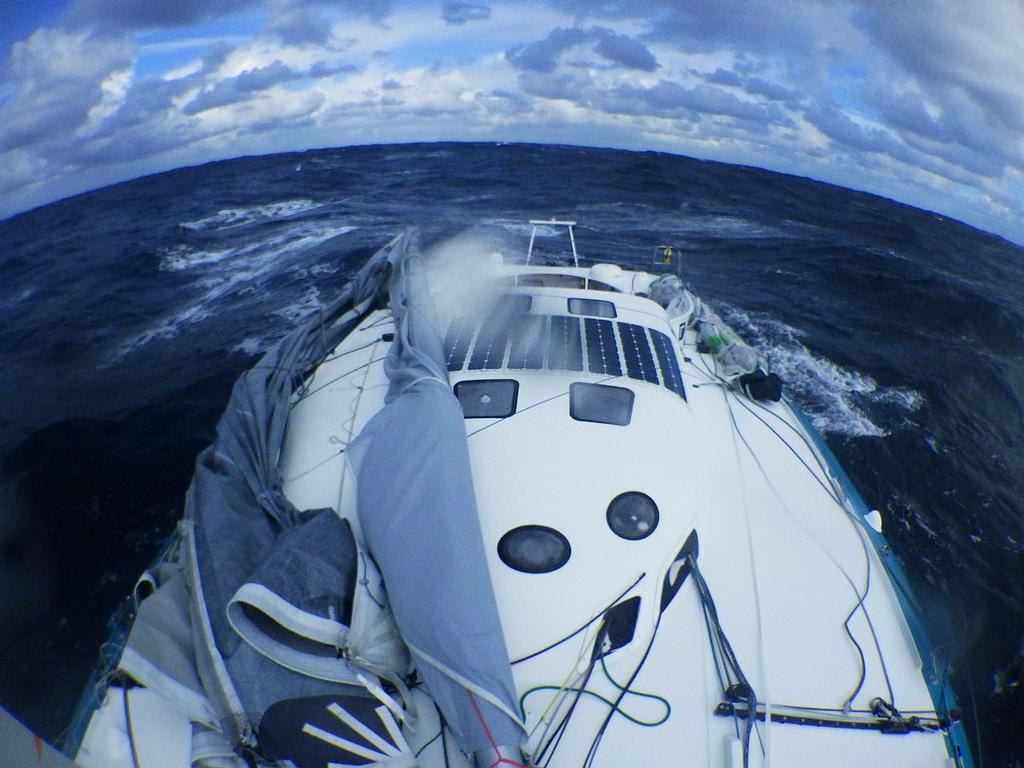 Foresight Natural Energy the day after she was dismasted in the Vendee Globe Race - February 11, 2017 © Conrad Colman / Foresight Energy / Vendée Globe