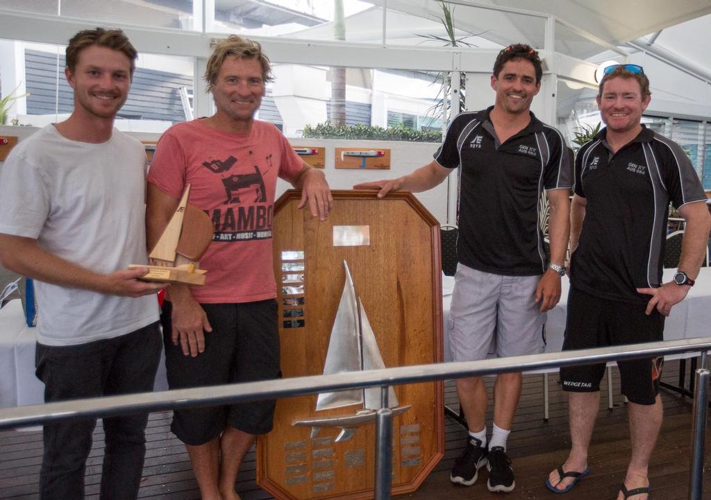 Ben Vercoe, Brian Donovan, Matt Chew, Ashley Deeks – Gen XY - 2017 Etchells Brisbane Championship © Kylie Wilson Positive Image - copyright http://www.positiveimage.com.au/etchells