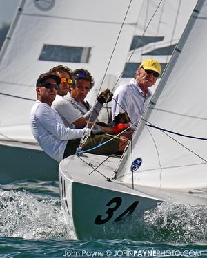 Lawrie Smith and Crew Driving for The Weather Mark - 2017 Etchells Midwinter Championship photo copyright John Payne taken at  and featuring the  class