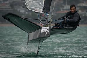 Hamish Pepper - 2017 Moth New Zealand Championship photo copyright Suellen Davies-Royal Akarana YC taken at  and featuring the  class