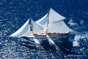 One of the classics eager to return is the 55m Elena. - The Superyacht Cup photo copyright Claire Matches http://www.clairematches.com taken at  and featuring the  class