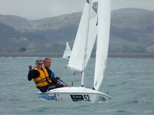 David Zorn, Grame Robinson finish - Lexus Flying Fifteen Worlds photo copyright Jonny Fullerton taken at  and featuring the  class