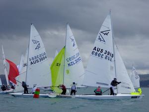 Gate Rounding - Lexus Flying Fifteen Worlds photo copyright Jonny Fullerton taken at  and featuring the  class