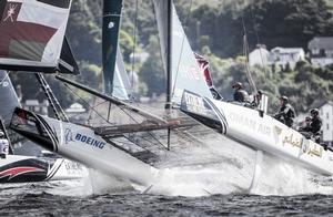 Oman Air has a new skipper for 2017 - Phil Robertson (NZL) photo copyright Lloyd Images/Extreme Sailing Series taken at  and featuring the  class