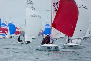Nic and Janer Jerwood - Lexus Flying Fifteen Worlds photo copyright Jonny Fullerton taken at  and featuring the  class