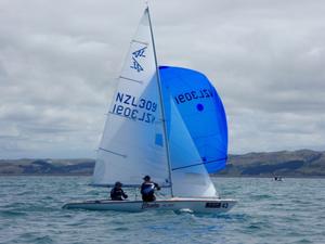 Hayden Percy and Scott Pedersen NZL - Lexus Flying 15 World Championship photo copyright Jonny Fullerton taken at  and featuring the  class