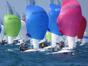 New Zealand fleet - Final Day - Flying Fifteen World Championship 2017 photo copyright Jonny Fullerton taken at  and featuring the  class