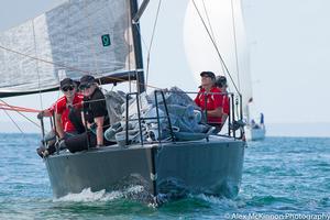 All smiles after a great weekend of racing for Scarlet Runner (Kristy Harris) - WISC - 2017 PPWCS photo copyright  Alex McKinnon Photography http://www.alexmckinnonphotography.com taken at  and featuring the  class