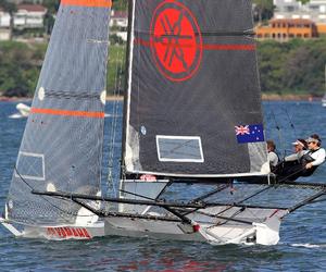 Series leader Yamaha could manage only 19th place in a totally uncharacteristic performance - JJ Giltinan 18ft Skiff Championship photo copyright Frank Quealey /Australian 18 Footers League http://www.18footers.com.au taken at  and featuring the  class