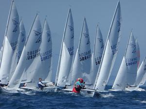 Top mark bow 54 Gilbert / Burgess - Final Day - Flying Fifteen World Championship 2017 photo copyright Jonny Fullerton taken at  and featuring the  class