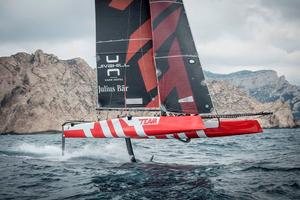 Like its French counterpart, Team Tilt enters the starting blocks with valuable GC32 experience from the Racing Tour. photo copyright Loris von Siebenthal http://www.myimage.ch taken at  and featuring the  class