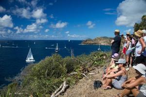 Spectators watch the start of the RORC Caribbean 600 photo copyright  ELWJ Photography / RORC taken at  and featuring the  class