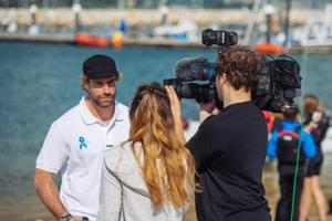 ASF Trustee Iain Percy is also one of many superb Ambassadors for the Foundation & Bart's Bash. Iain is also great at getting the message out to the world i.e. sign up to Bart's Bash and you're helping to get more disadvantaged young people out sailing! photo copyright Martin Allen taken at  and featuring the  class