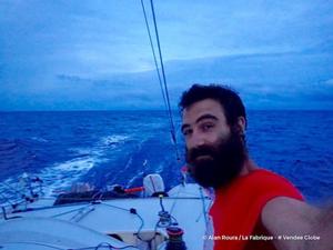 Day 99 – Alan Roura – La Fabrique – Vendée Globe photo copyright Alan Roura / La Fabrique / Vendée Globe taken at  and featuring the  class