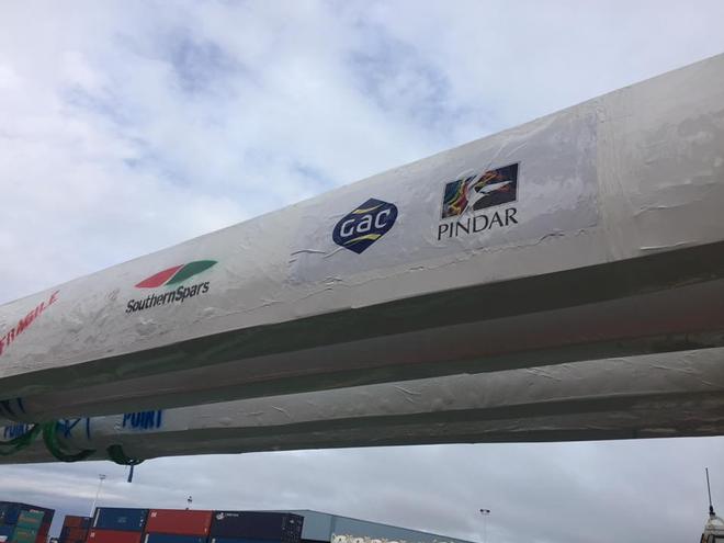 - Volvo 65 masts leave Southern Spars via Port of Tauranga bound for UK - March 1, 2017 © TNL Pindar