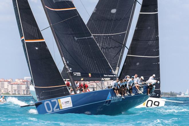 Azzurra - Day 2 - 52 Super Series - 2017 Miami Royal Cup © Nico Martinez/ Martinez Studio