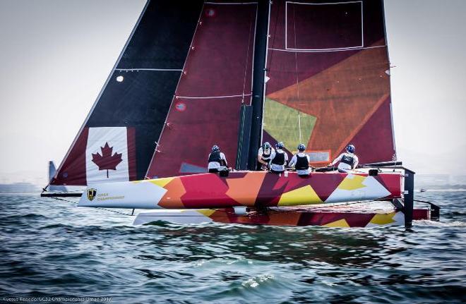 SVB Team Germany was looking promising today - GC32 Championship © Jesus Renedo / GC32 Championship Oman