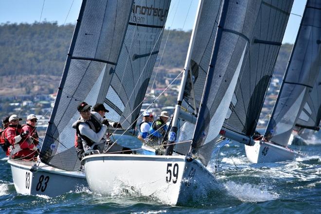 Balios finished third overall - SB20 Tasmanian State Championship © Jane Austin