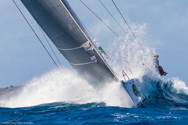 Plis Play, Model: Swan 80, Sail n: ESP-9933, Owner: Mr. Vicente Garcia Torres - Rolex Swan Cup Caribbean 2017 ©  Nautor's Swan / Studio Borlenghi