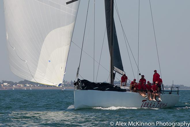 Terra Firma were first today under IRC, seen here just before the finish - Club Marine Series ©  Alex McKinnon Photography http://www.alexmckinnonphotography.com