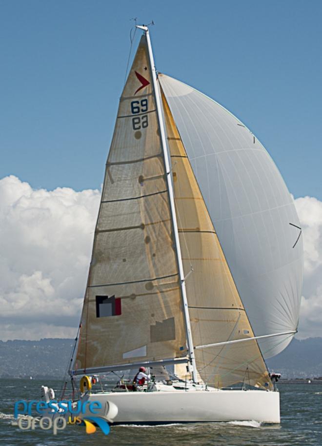 Sailing her new Beneteau Figaro 2 ENVOLéE, Nathalie Criou enjoys a nice new, larger platform for her future sailing expeditions... - Single-handed Sailing Society Corinthian Race © Erik Simonson www.pressure-drop.us http://www.pressure-drop.us