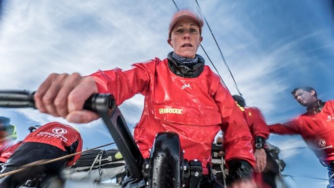 Carolijn Brouwer - Dongfeng Race Team – Volvo Ocean Race © Martin Keruzoré / Volvo Ocean Race