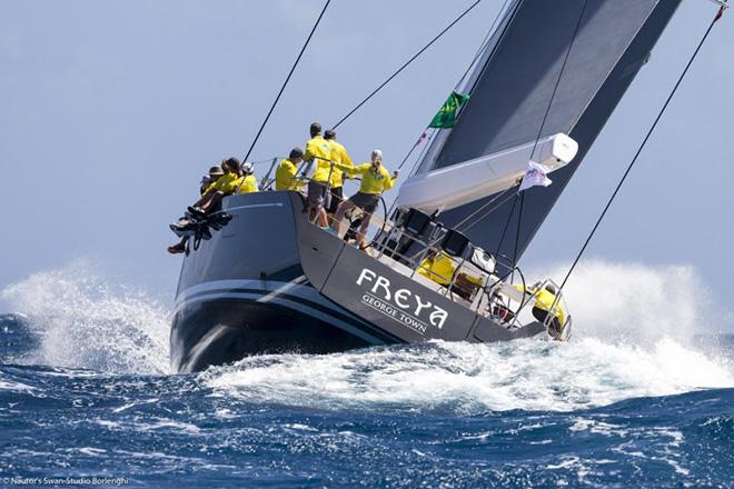 Freya, Maxi Division leader, Rolex Swan Cup Caribbean 2017 ©  Nautor's Swan / Studio Borlenghi