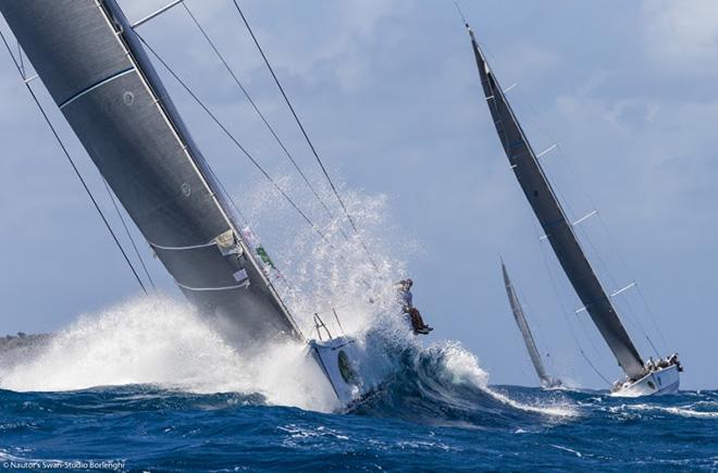 Plis Play, Maxi Division, Rolex Swan Cup Caribbean 2017 ©  Nautor's Swan / Studio Borlenghi