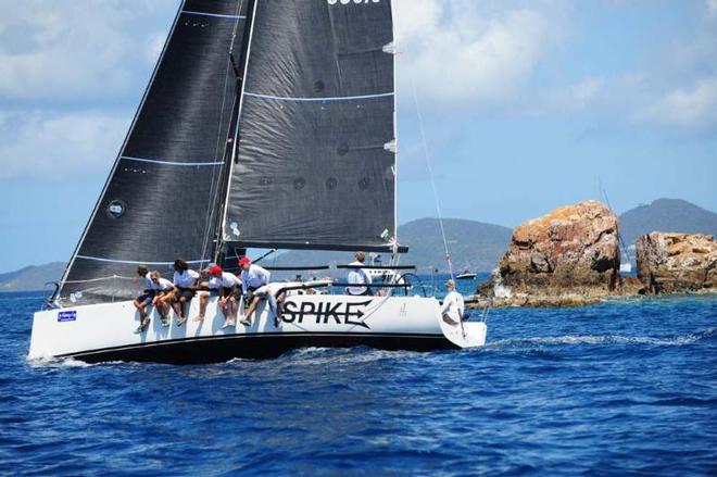 Sam Talbot's J111, Spike took second place in CSA Racing in the Nanny Cay Cup © Todd VanSickle / BVI Spring Regatta http://www.bvispringregatta.org