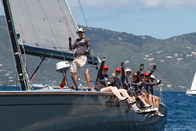 Fun racing in CSA Jib & Main for Jeremi Jablonski's Hanse 43 © BVI Spring Regatta